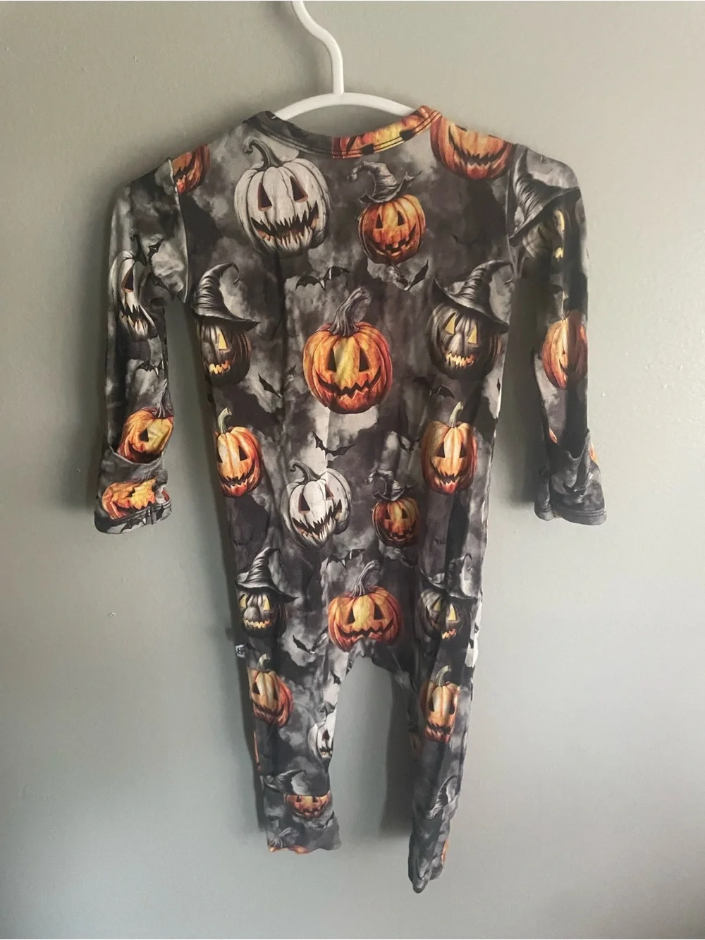 3/6 Months Bums and Roses Fright Club Romper
